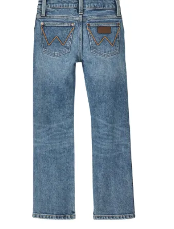 112344608 - Wrangler Boy's Retro Slim Straight Regular Jeans