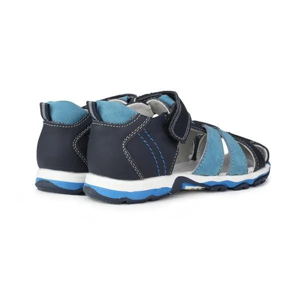 BOYS NAVY VELRCO TREKKER SANDALS