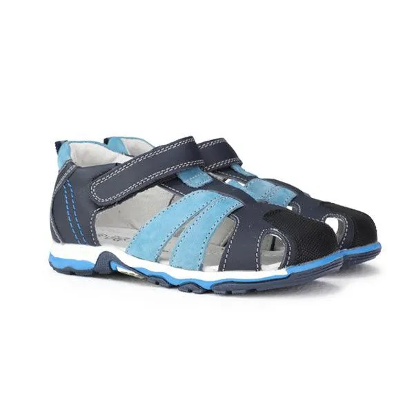 BOYS NAVY VELRCO TREKKER SANDALS