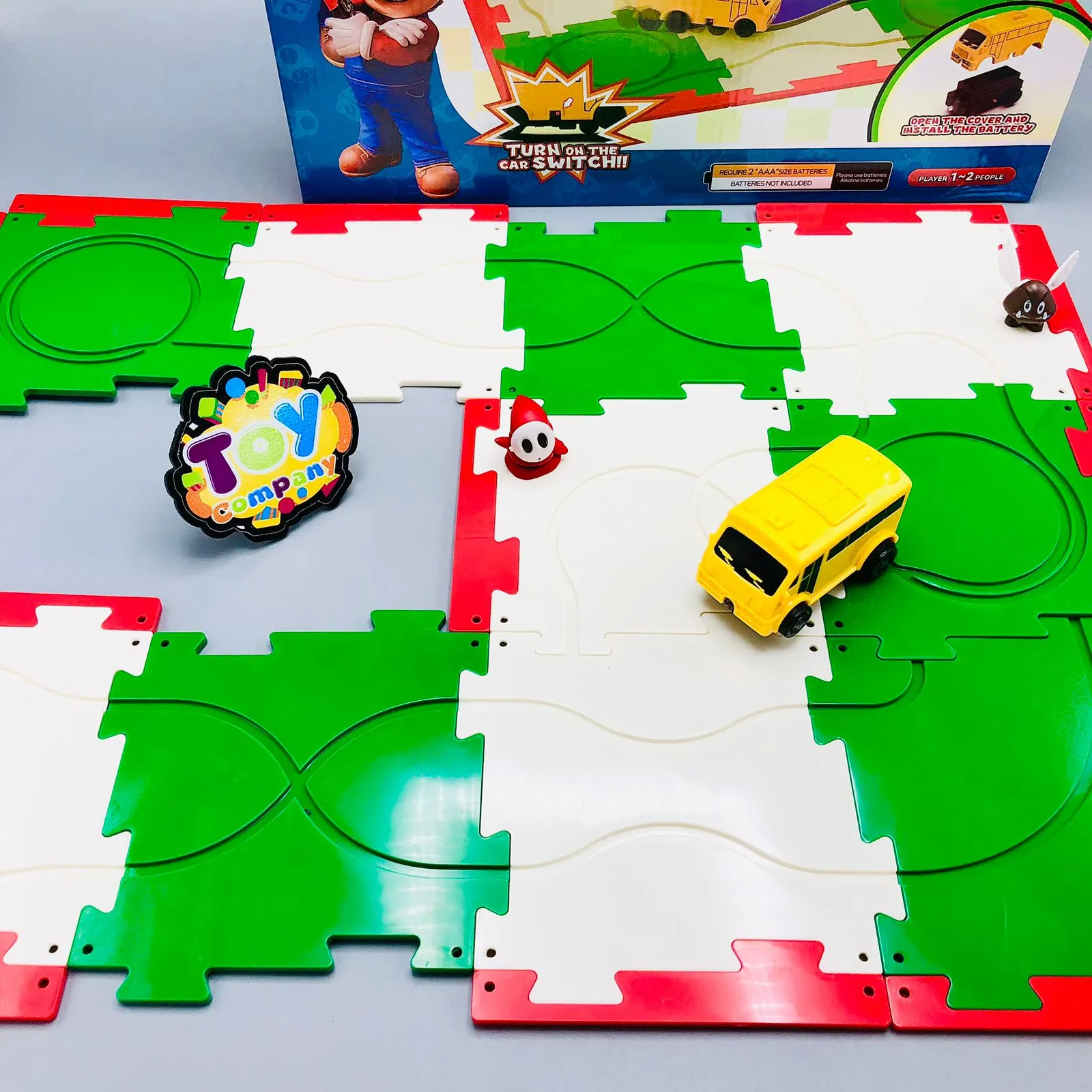 DIY Super Mario Car Track Puzzle Set
