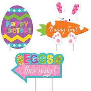 East Egg Hunt Lawn Signs