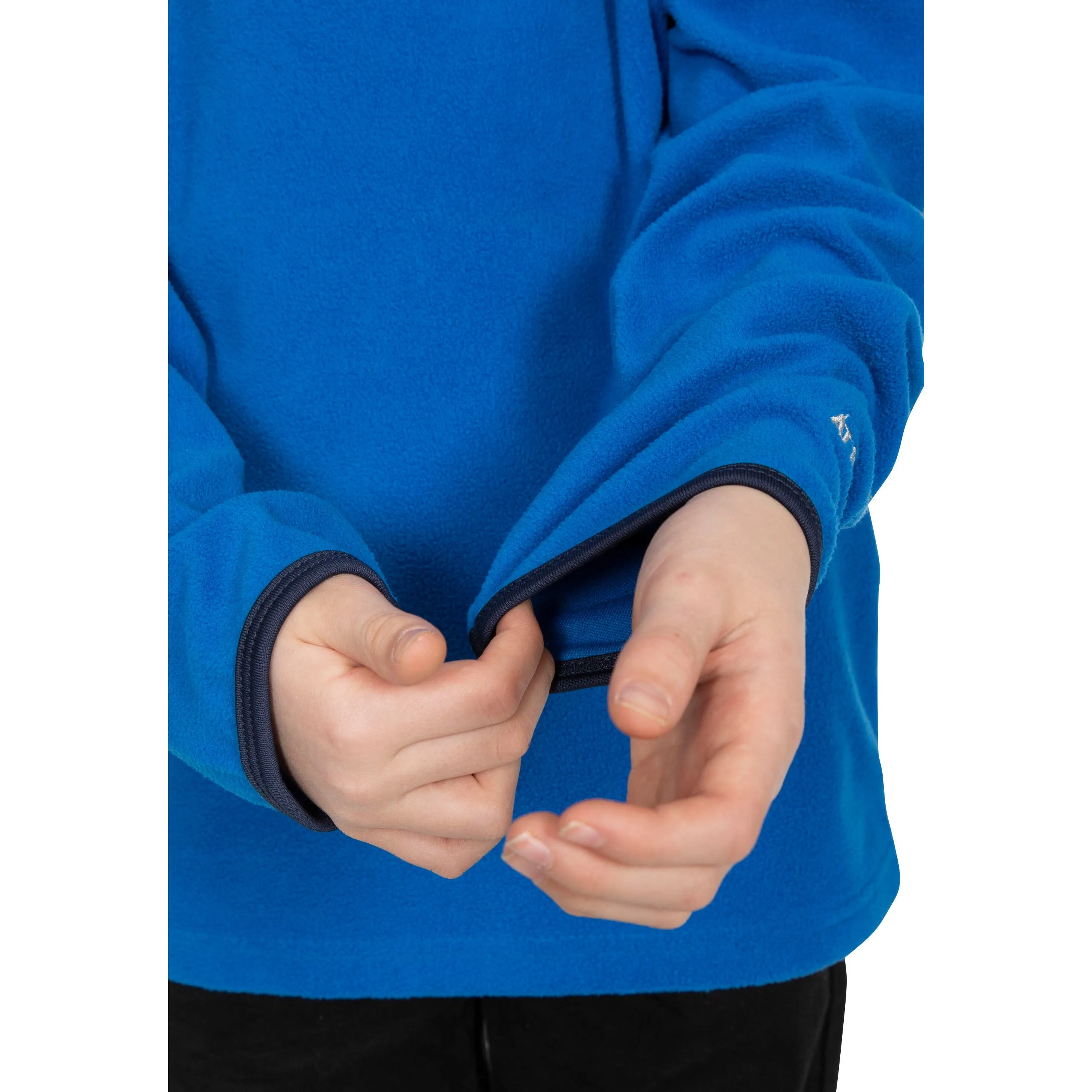 Etto Boys Half Zip Fleece - Blue