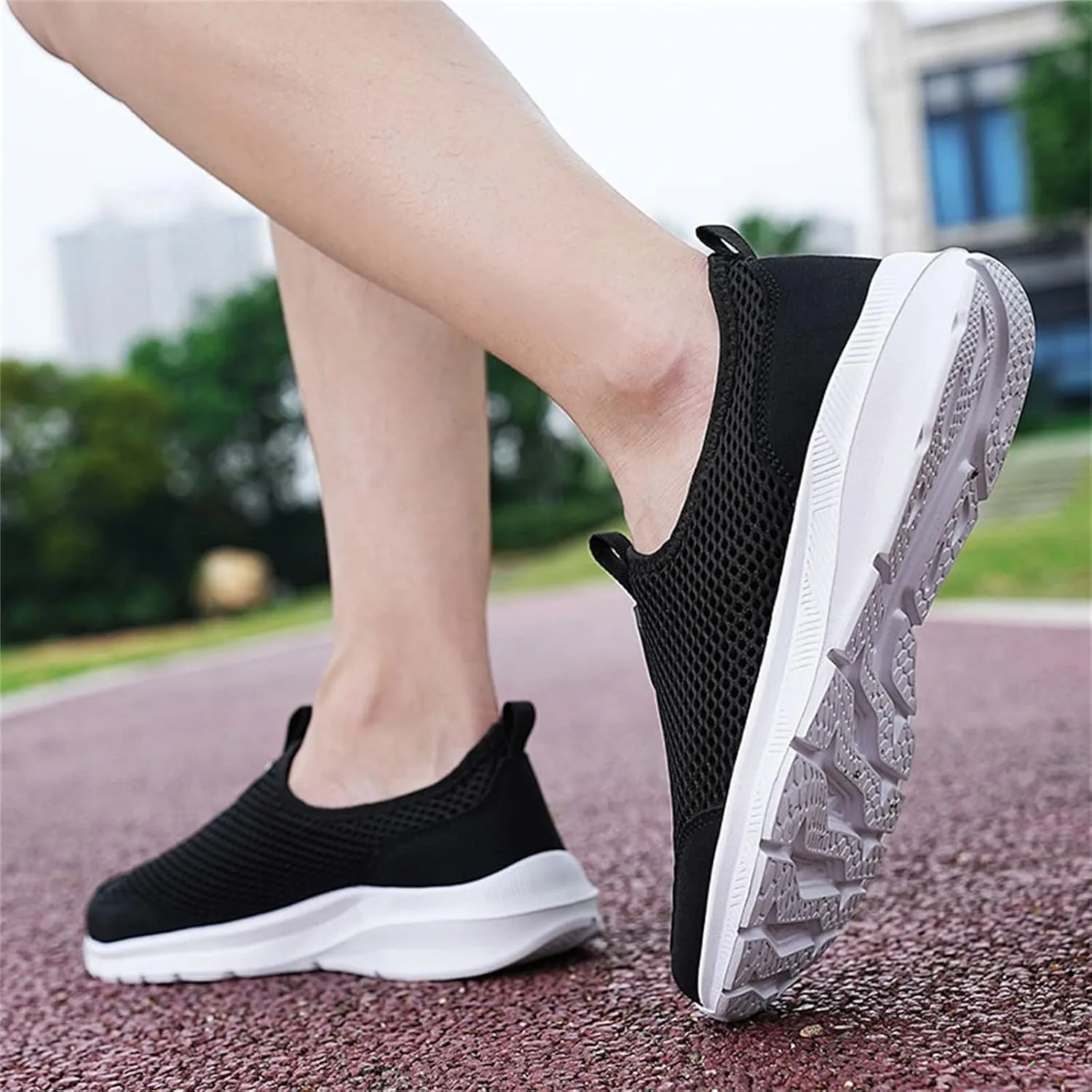 Low-Top Slip Ons Women's Fashion Sneakers Casual Walking Shoes Women Mesh Breathable Men's Casual Shoes Women Shoes Sneakers Red Tennis Shoe Trainers Shoe