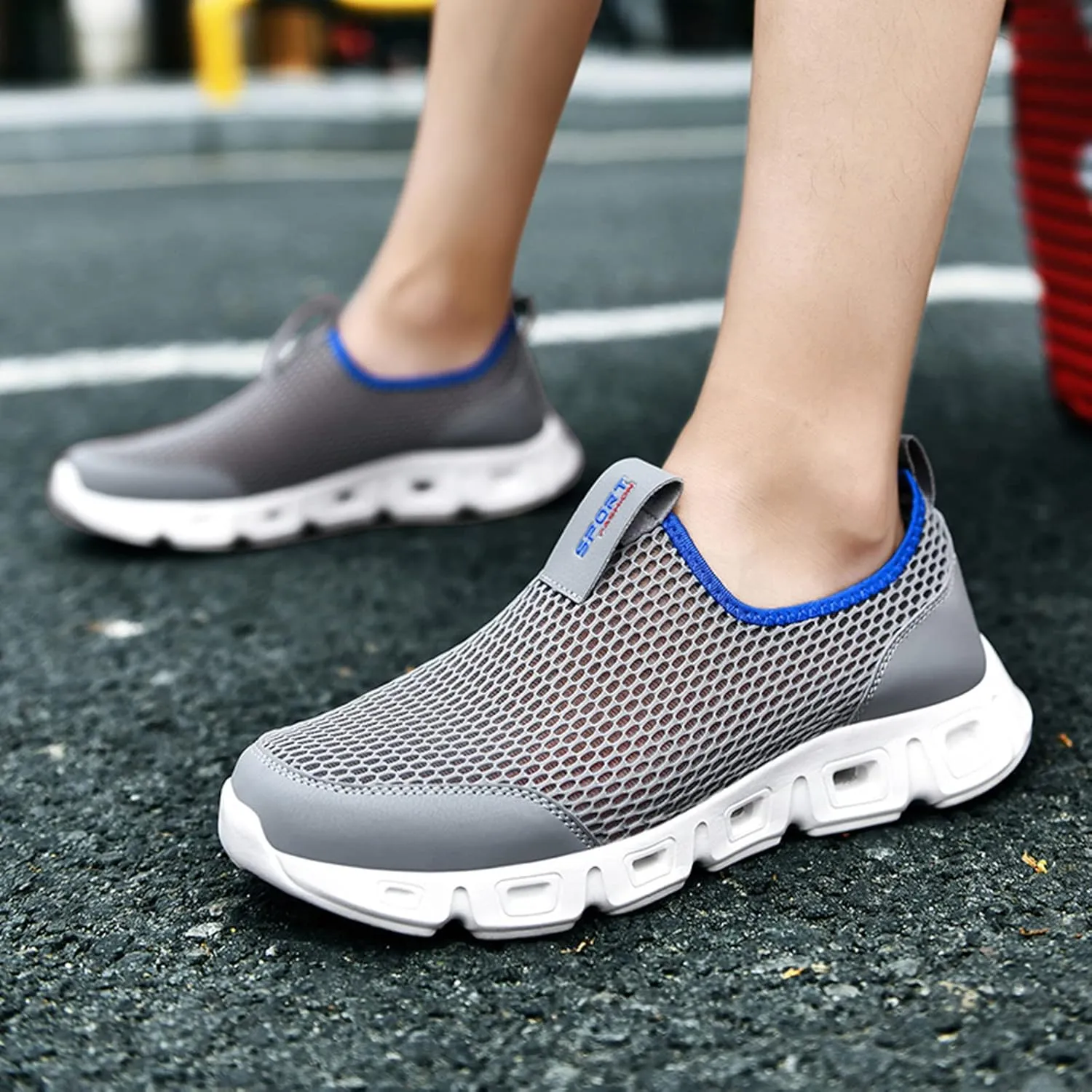 Men's Shoes Men's Fashion Sneakers Tennis Shoe for Men Slip on Shoe for Men Sport Running Trail Sneaker