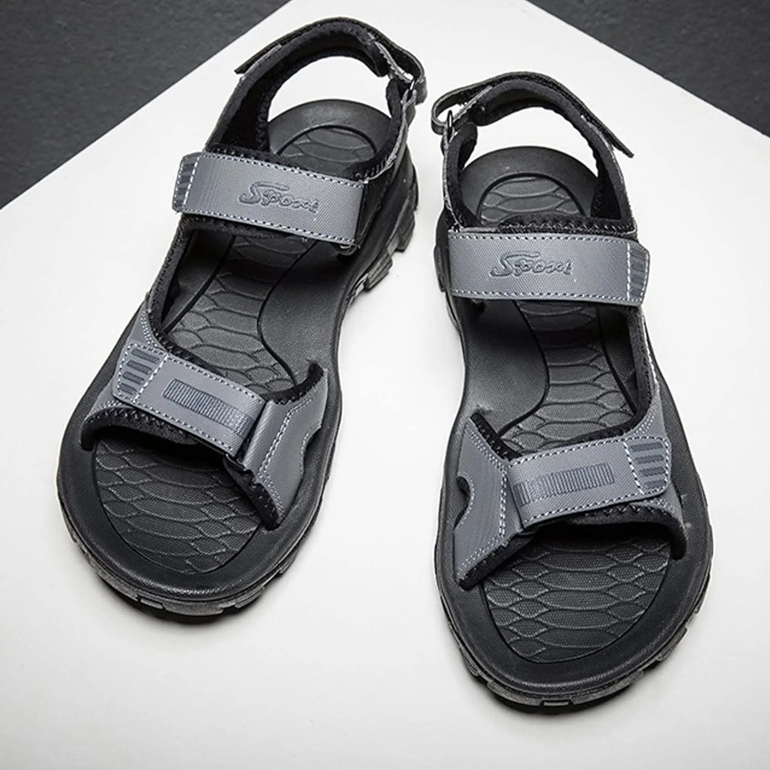 Men's Sport Sandals, Open Toe Trail Outdoor Shoes, Lightweight Trail Walking Casual Sandals Water Shoes