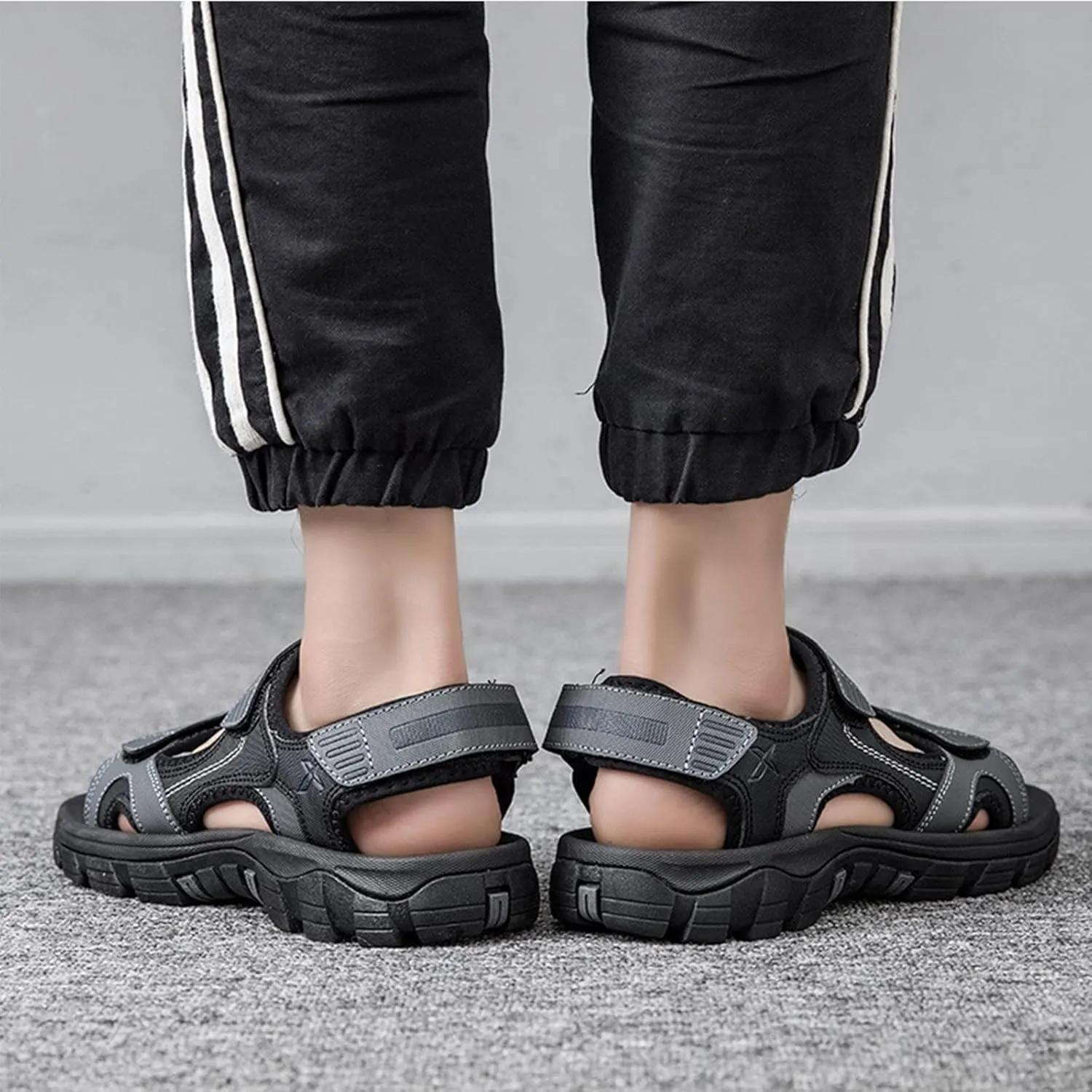 Men's Sport Sandals, Open Toe Trail Outdoor Shoes, Lightweight Trail Walking Casual Sandals Water Shoes