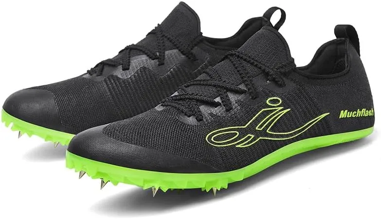 Mens Women Boys Girls Track and Field Shoes, Spikes Racing Sprint Athletic Training Sneakers for Jumping Throwing Hurdling Running