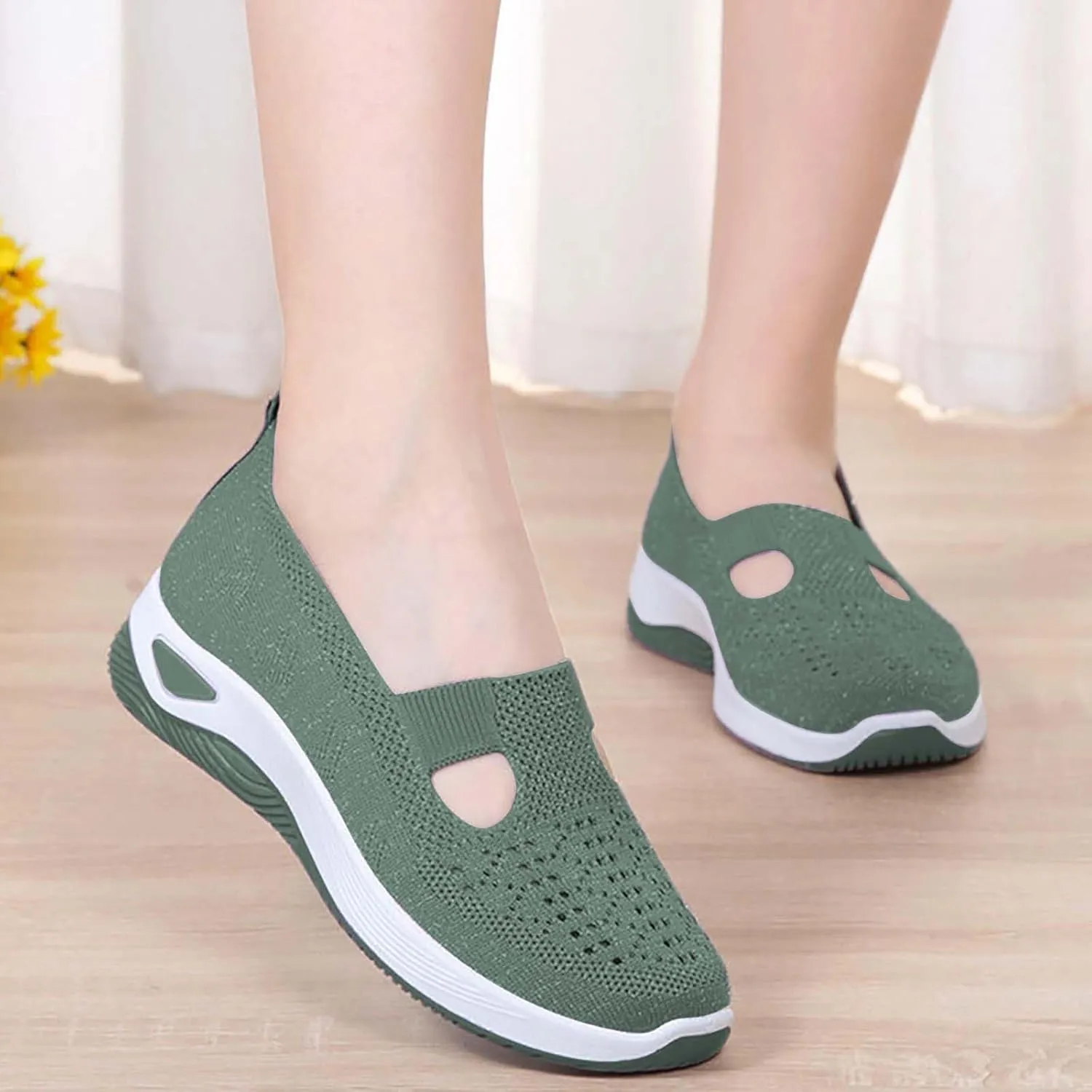 Orthopedic Shoes for Women Woven Orthopedic Mens Running Shoes Wide Feet Men Casual Shoes Men's Fashion Sneakers Brown Tennis Shoe Casual Loafers