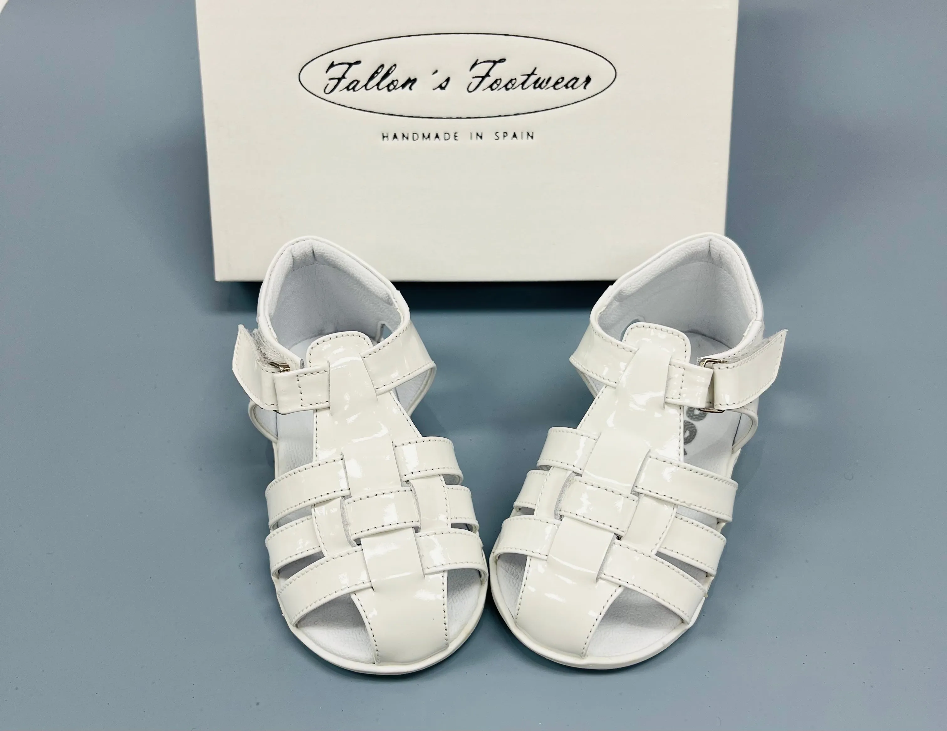 PEX White PATENT Harris Sandal