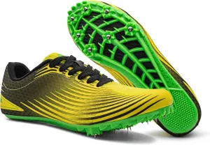RUNIC Track & Field Shoes for Men, Women & Kids – Pro Running Spikes for Sprint, Race & Training – 7 Spikes   Extra Spikes & Wrench (US Men Size)