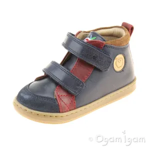 Shoo Pom Bouba New Scratch Boys Navy-Red-Nuts Boot