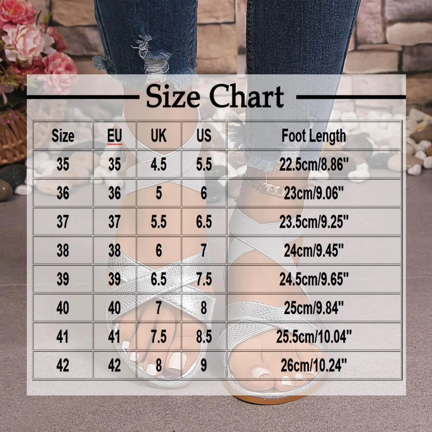 Womens Elastic Ankle Strap Flat Sandals Comfortable Casual Cute Strappy Sandals Open Toe Walking Summer Dressy Shoes
