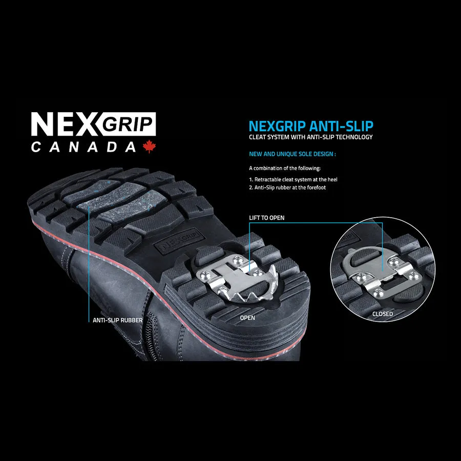 NexGrip Ice LITE-V Womens Wide Winter Boots (Black, 2E)