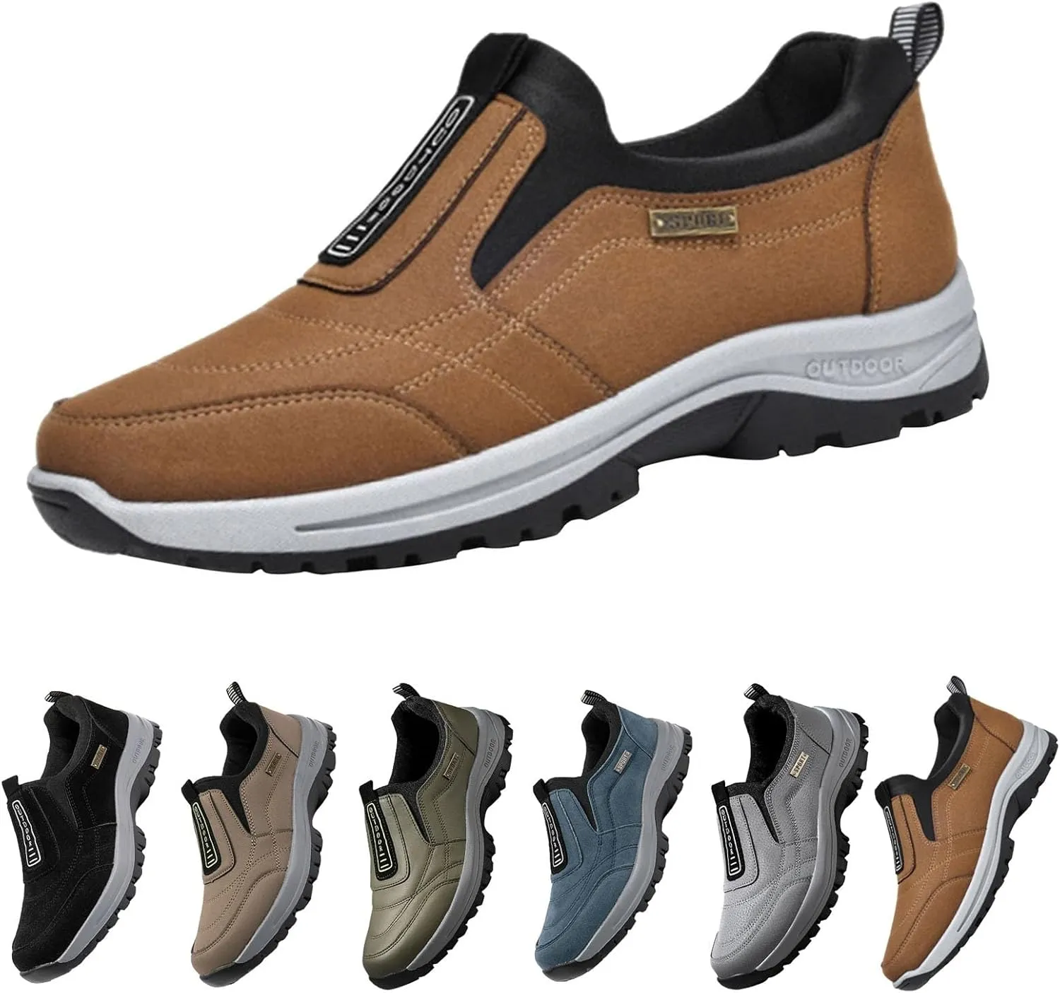 Womens Running Shoes Sneakers for Men Women Loafers Comfortable Flat Heel Closed Toe Christmas Tennis Shoes for Men Slip on Non Slip Low Top Casual