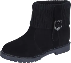 Women's Winter Snow Boots Warm Comfortable Faux Fur Insulated Outdoor Mid Calf Booties Thick Walking Motorcycle Boots