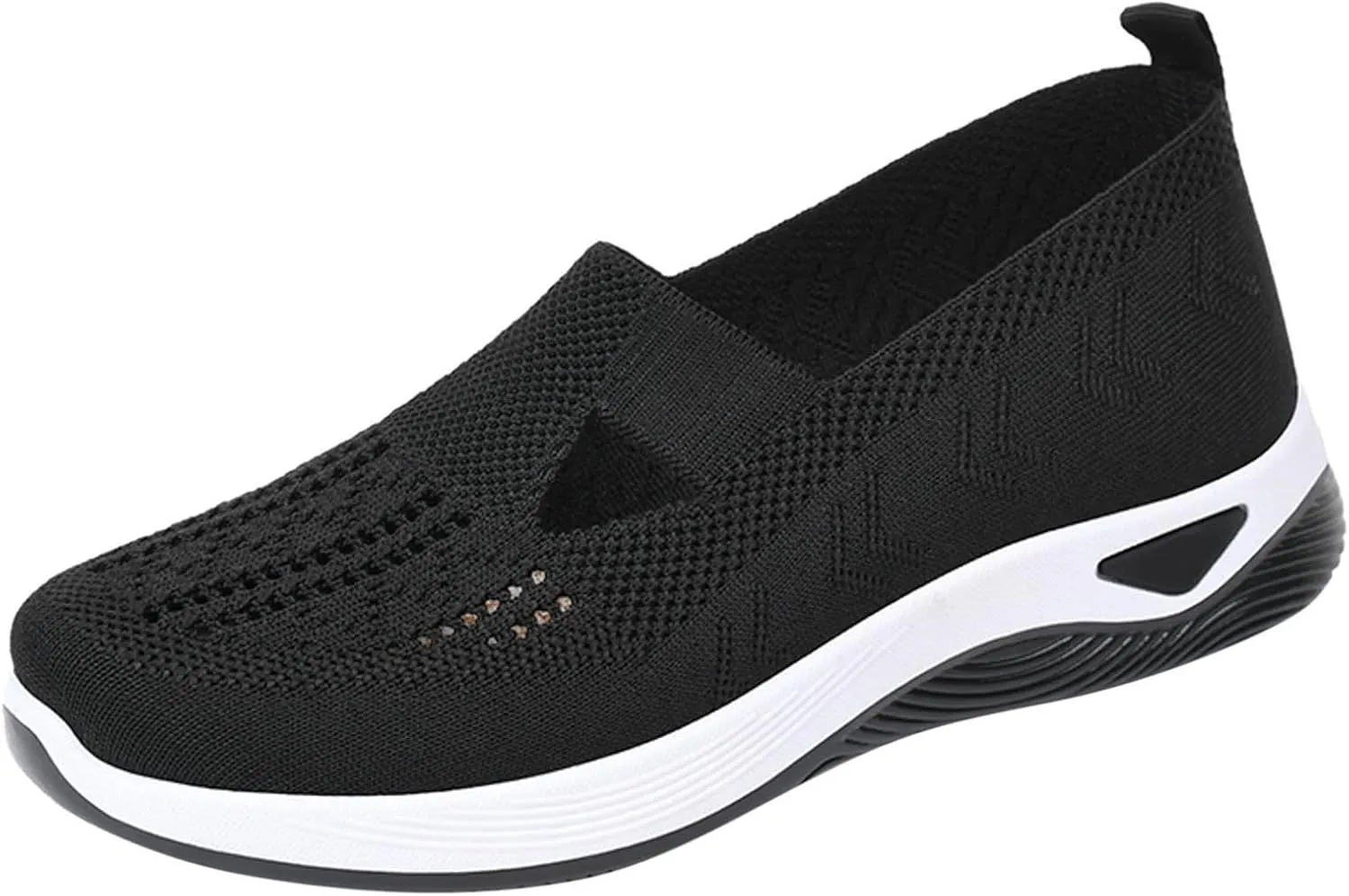 Women's Woven Orthopedic Breathable Soft Walking Running Shoes for Men Food Service Slip On Shoes Casual Fashion Sneakers Brown Tennis Shoe Trainers Shoe